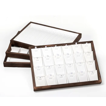 

2020 New Sample Sales Very Well Multifunctional wooden ring jewelry tray for Adorable Female Gift Choice Four style
