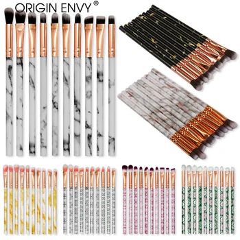 

ORIGIN ENVY 10Pcs High-quality Makeup Brush Set Powder Foundation Eyeshadow Lip Eyeliner Blush Marble Face Makeup Brush Beauty