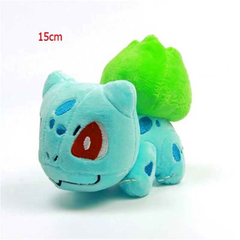 Небесно-голубой 12-22 см Плюшевые Eevee Squirtle Jigglypuff Charmander Snorlax Мягкая игрушка чучело привлекательная кукла подарок для детей Рождественский подарок - Цвет: Небесно-голубой