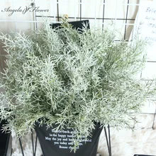 Искусственное растение beisi трава сосновая игла трава эвкалипта искусственный цветок зеленая стена домашний декор Свадьба Рождество латекс растение лист