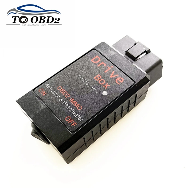 Caja de accionamiento OBD2 inmovilizador IMMO desactivador y activador para EDC15 (diésel) / ME7 (patrón) Caja de accionamiento Emulador IMMO Plug and play