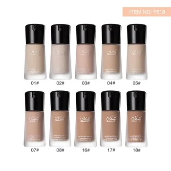 

MENOW Waterproof foundation liquid foundation cream moisturizing concealer effect