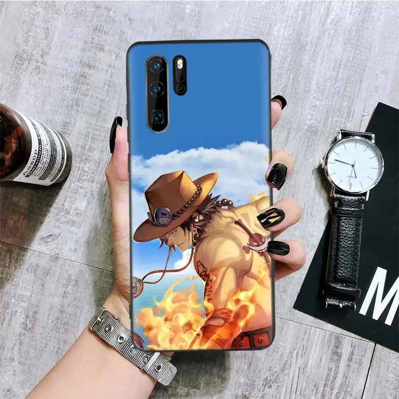 Цельный черный чехол для телефона huawei mate 30 20 10 P30 P20 P10 Pro Lite P Smart Z роскошный Coque Shell