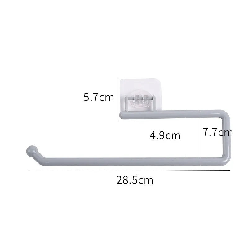 Kitchen Tissue Holder Hanging Toilet Roll Paper Holder Towel Rack Kitchen Bathroom Cabinet Door Hook Holder Organizer - Image 5