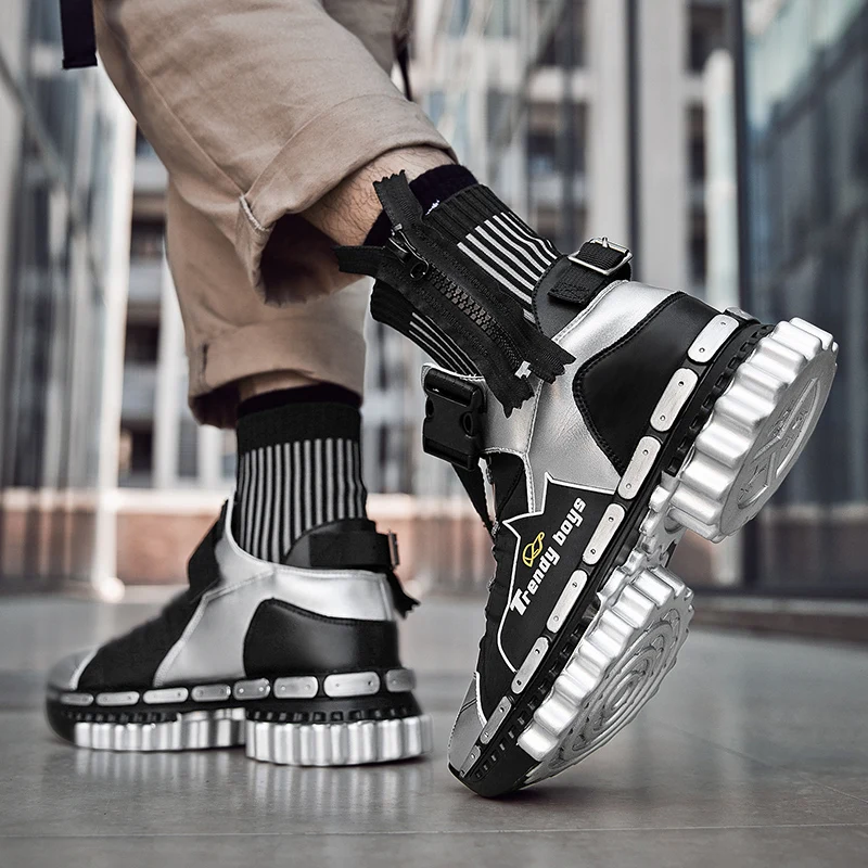Street tide boys sneakers 2020 spring super man's sneakers high top gear comfort sneakers men shoes Street tide boys sneakers 2020 spring super man's sneakers high top gear comfort sneakers men shoes