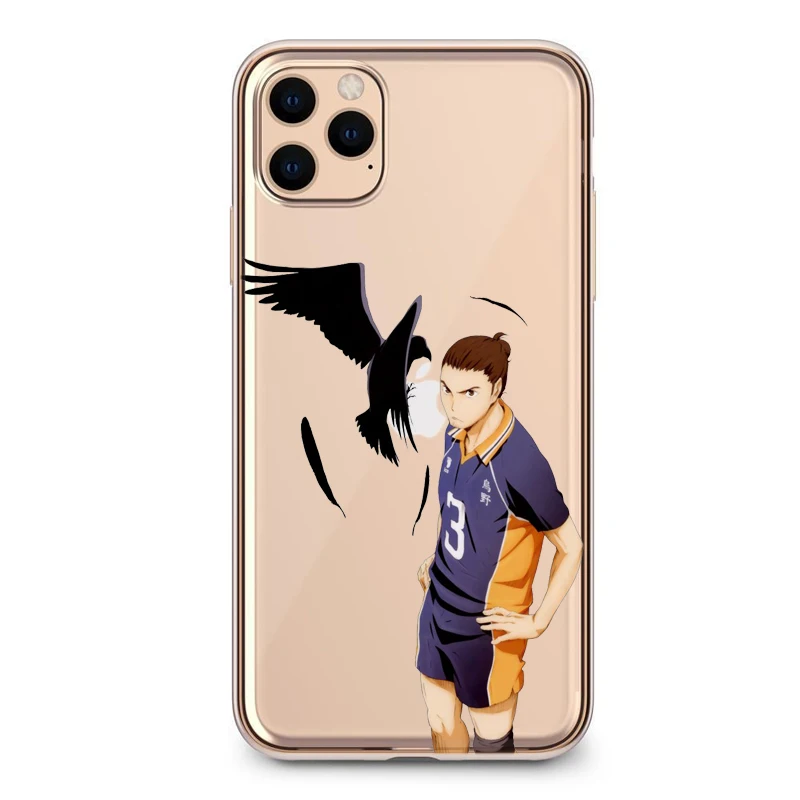 Haikyuu Hinata attacks Anime TPU Soft TPU Silicone Phone Case For iPhone 12 11 Pro X XS MAX 6 7 8 Plus XR 2020SE Fundas Coque