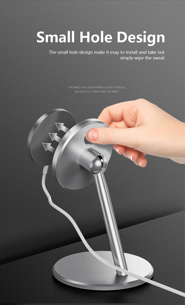 mobile stand for table Magsafe Phone Charger Holder Aluminium Alloy Bracket For IPhone 12mini 12 Pro Max Rotation Magnetic Wireless Fast Charging Stand wooden mobile stand