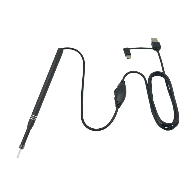 

5.5mm Otoscope USB Ear Endoscope Camera 3 in 1 Visual Ear Cleaner Endoscope Spoon Portable HD Ear Scope Camer With 6 LED Light