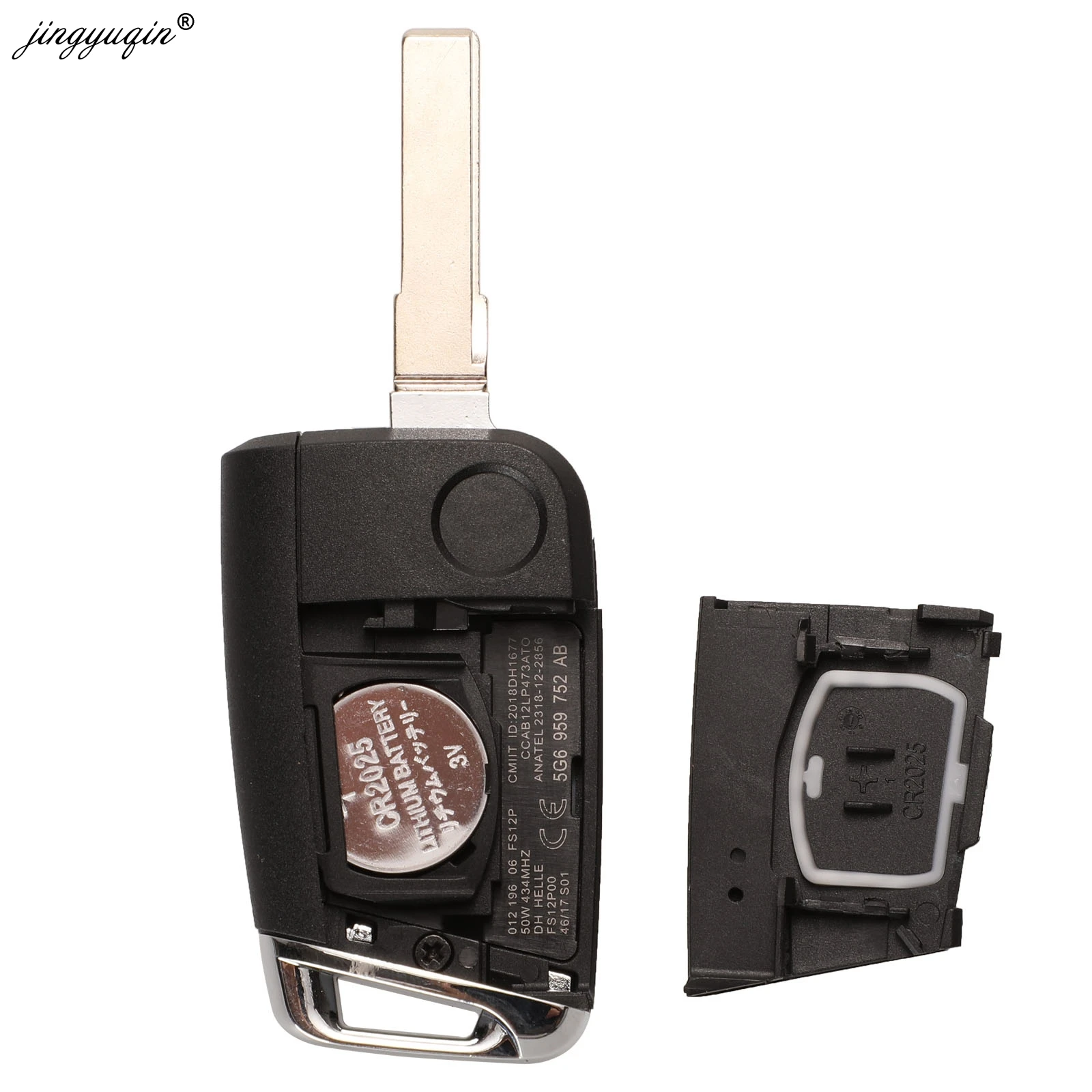 Jingyuqin Keyless Go Half Smart Remote Key 434mhz Mqb Id48 For Vw Seat Golf7 Mk7 Touran Polo Tiguan 5g6959752ab Bb 6v0959752d Q Car Key Aliexpress