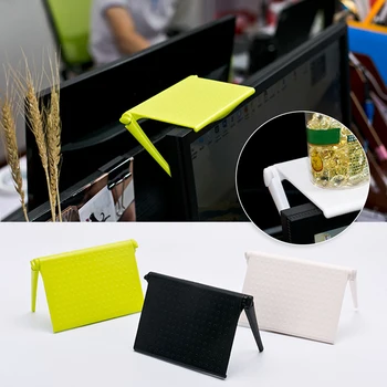 

In Stock! Office Storage Rack Clip Computer Screen Table Desk Accessories Organizer for Cosmetics Shelf Home Office Organizer