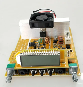 

1/7W 76-108MHz PLL stereo Fm transmitter broadcast PCB only PCB+FAN+antenna