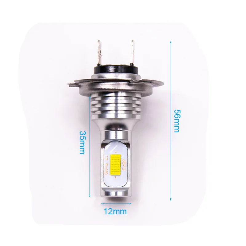 H7 80 Вт 3570 2SMD высокого светильник Автомобильный светодиодный противотуманный фонарь светильник мотоцикла 6500K 1700-1800LM вождения авто Противотуманные огни 12В 24В светодиодный автомобилей головной светильник