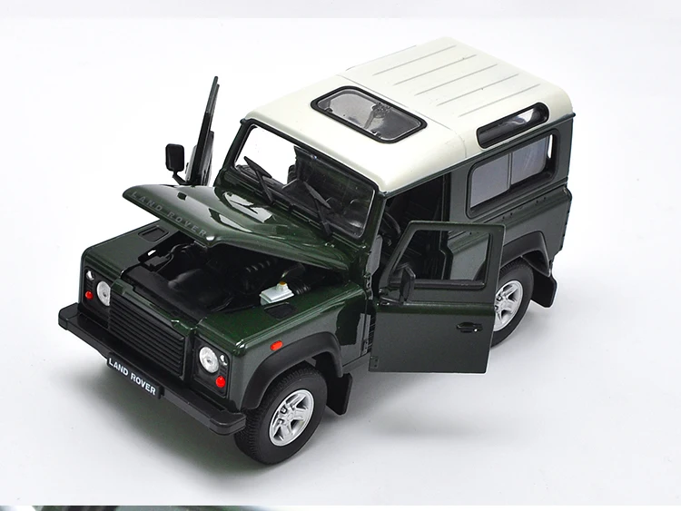 Welly 1/124 1:24 Land Rover Defender внедорожник автомобиль литья под давлением дисплей Модель игрушки на день рождения для детей мальчиков и девочек