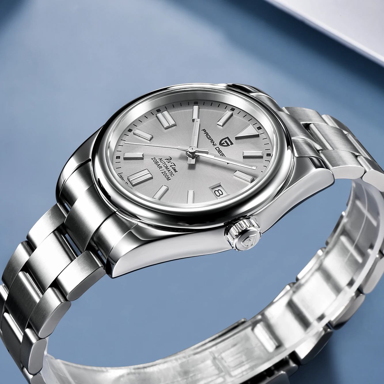 PAGANI design 2022 nový jednoduchý muži automatický mechanická hodinky krám nerez ocel safír vodotěsný relogio masculino