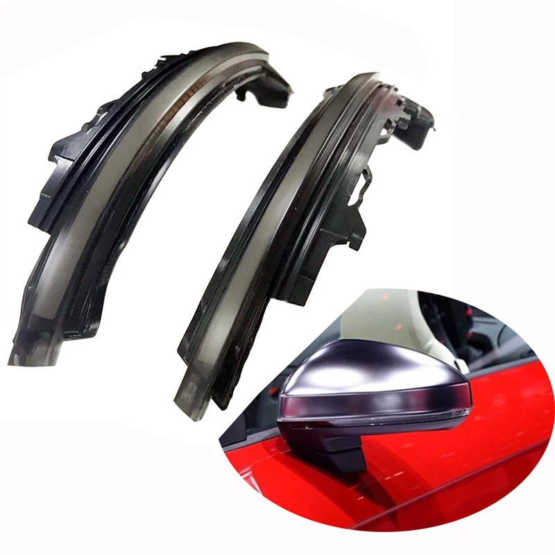 

Black FOR AUDI TT RS FV 8S R8 4S 2016 2017 2018 2019 Sharan Superb EOS Dynamic LED Turn Signal Light Side Wing Mirror Indicato