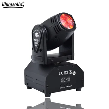 

Mini RGBW LED 10W LED Beam moving head Light High Power 10Watt Quad Stroboscope LED Strong Beam Light For Party Disco DJ Light