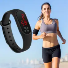 Спортивные Смарт водонепроницаемые часы новые модные легкие светодиодный часы здоровое движение женские электрические часы Relojes