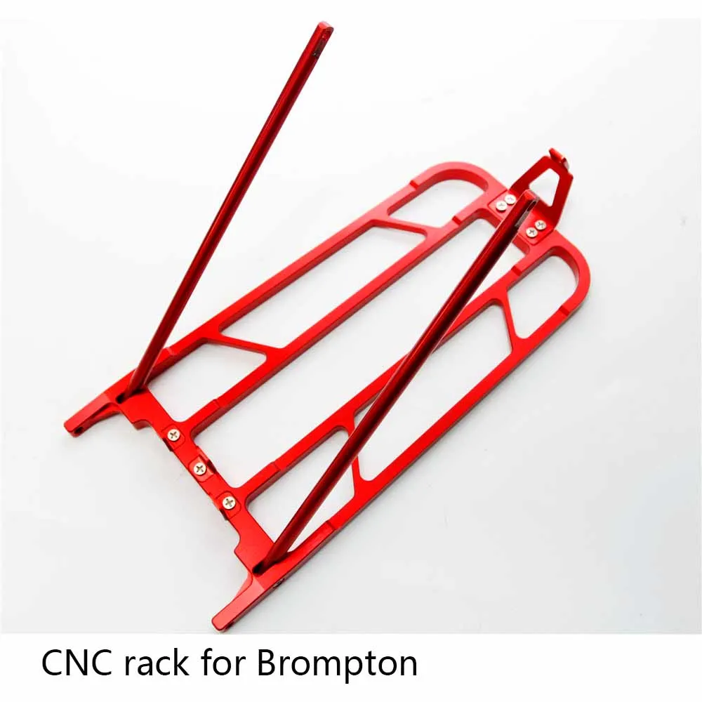 Aceoffix 364 г для велосипеда Brompton CNC Rack SR01 Алюминиевая CNC Rack 6 цветов Brompton полочная рама Ультра части