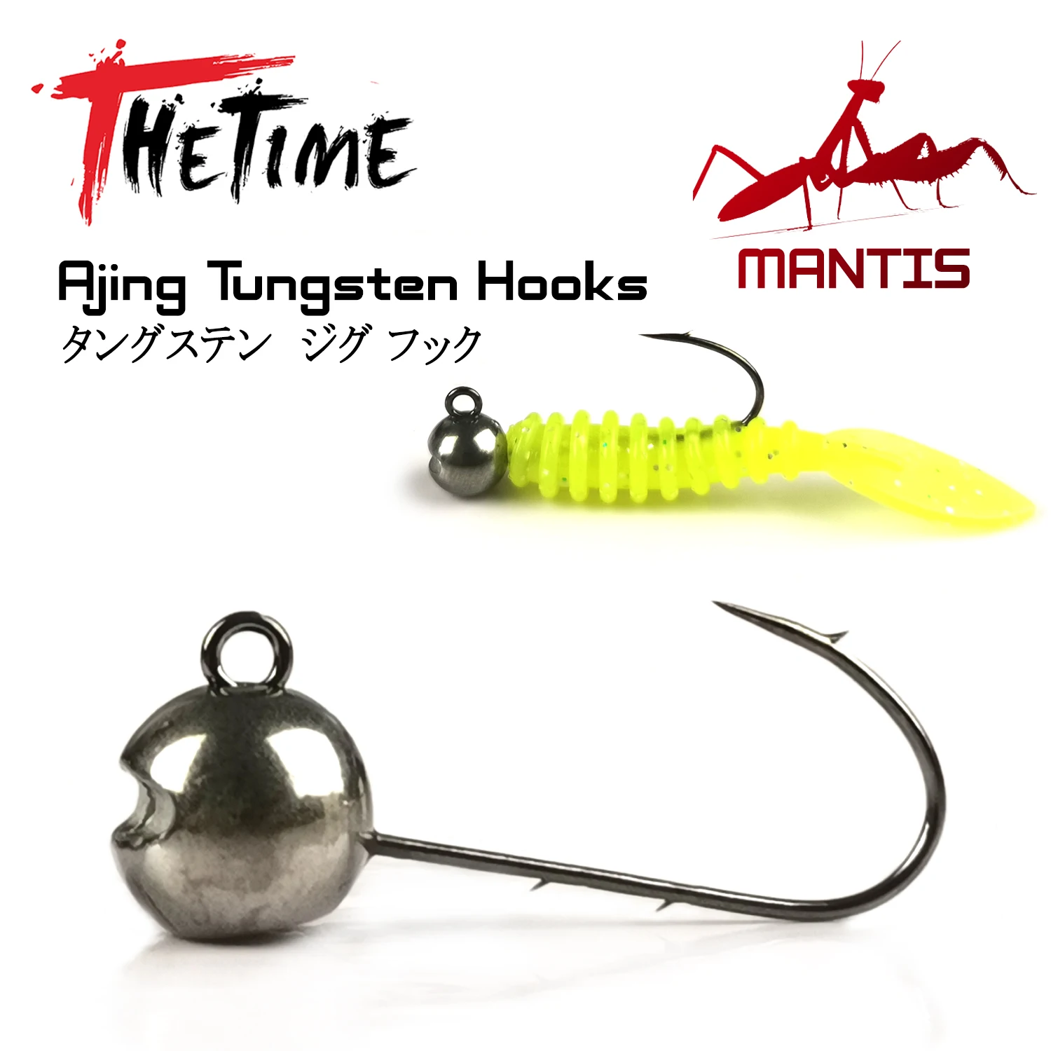 TheTime New MANTIS Ajing Hooks 1g 1.5g 2g 2.5g 3g Rockfish Lure