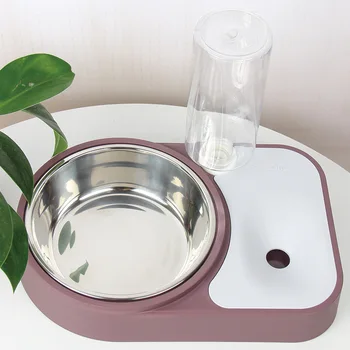 Pet Feeder Water Dispenser Automatic Cat Dog Drinking Bowl Dogs Feeder Dish Cat Feeding Watering
