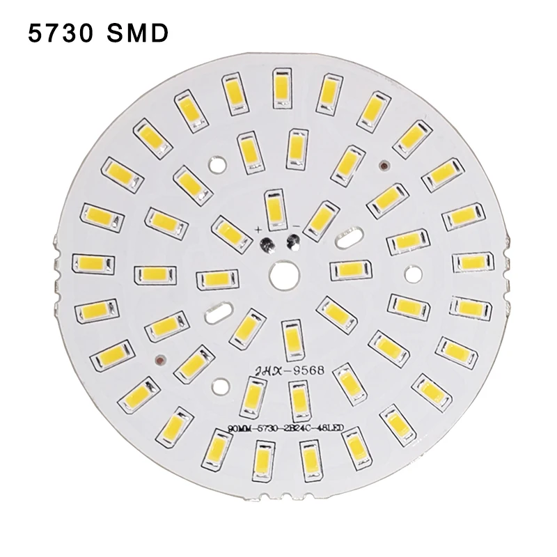 10 шт./лот 3 Вт 7 12 18 24 36 5730 яркость SMD лампа Бортовая панель Светодиодная для