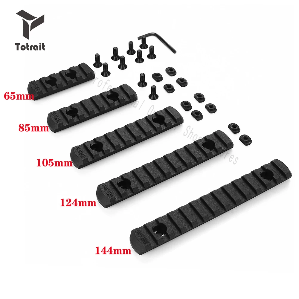 Тактический M-Lok Picatinny Weaver Rail 5/7/9/11/13 5 шт./компл. слоты для охоты страйкбола рельсы