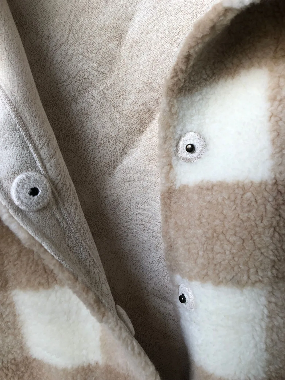 ZiZhen шерстяные шорты куртка с капюшоном плед зима весна осень Женское пальто с карманами KQN59320