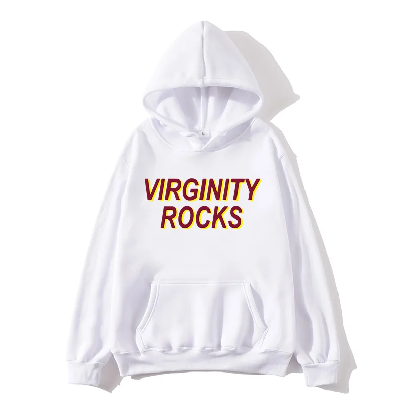 Мужская толстовка с капюшоном virgity rocks повседневная забавная уличная одежда для