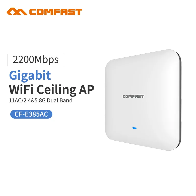 COMFAST-E385AC 2200 м гигабитный двухдиапазонный маршрутизатор потолочный беспроводной
