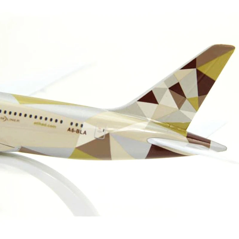 18 см Boeing B787 Etihad модель самолета из металлического сплава самолет модель игрушечный самолет детский подарок коллекционная