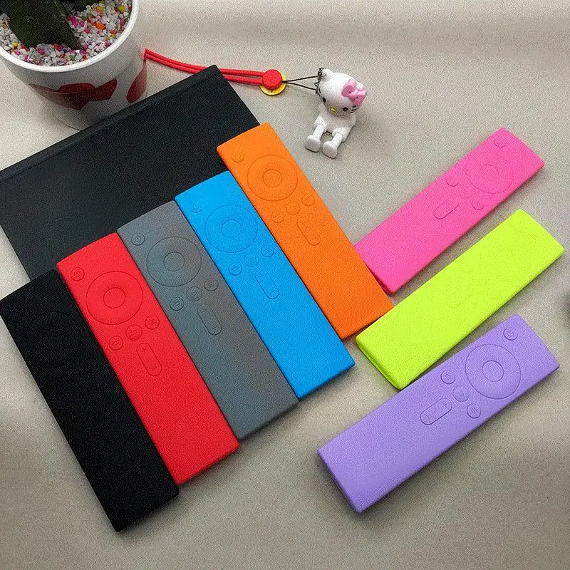 Custodie Remote Per Xiaomi 4 A4C Custodia Protettiva In Silicone Morbido Vocale Per Mi Remote Cover In Gomma Per Xiaomi Remote Control Mi Tv Box