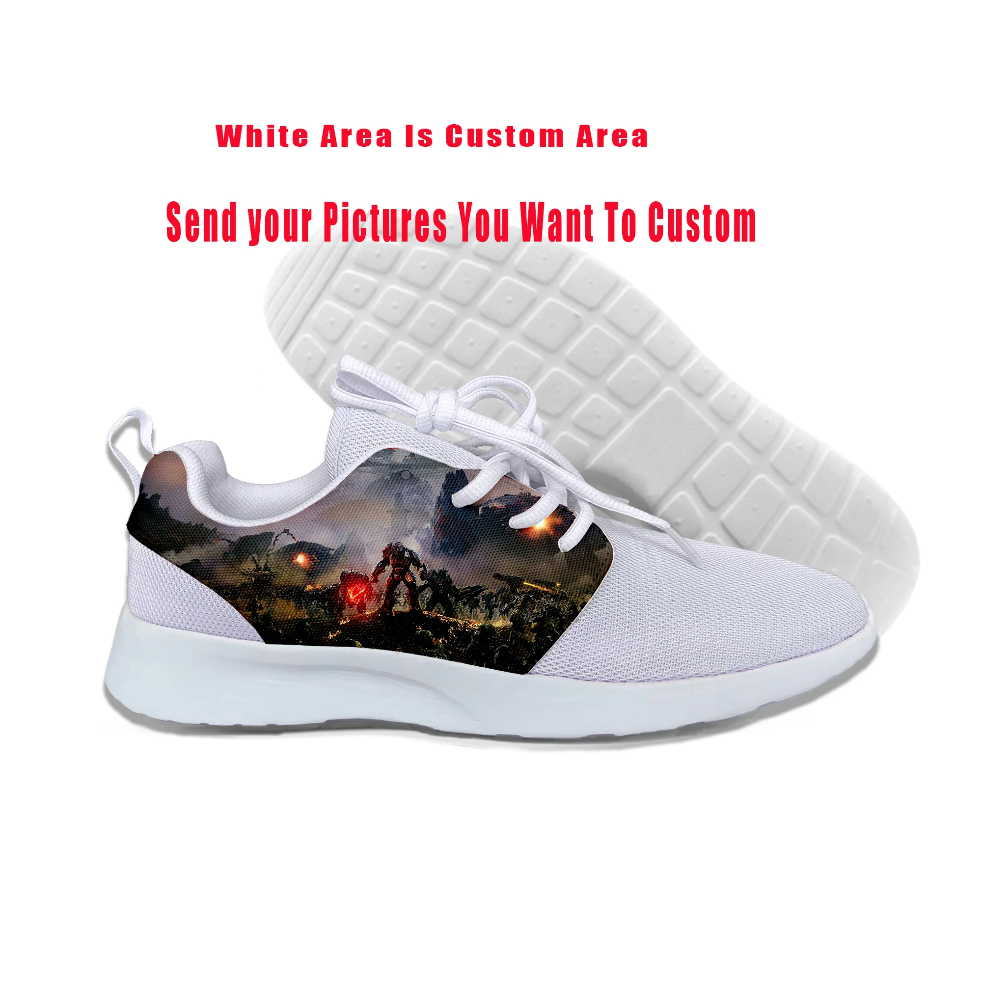 

2019 Hot Game Halo UNSC Shoes Halo Master Chief 3D Printed Men Women Sports Shoes Lightweight-Breathable Custom DIY Sports Shoes