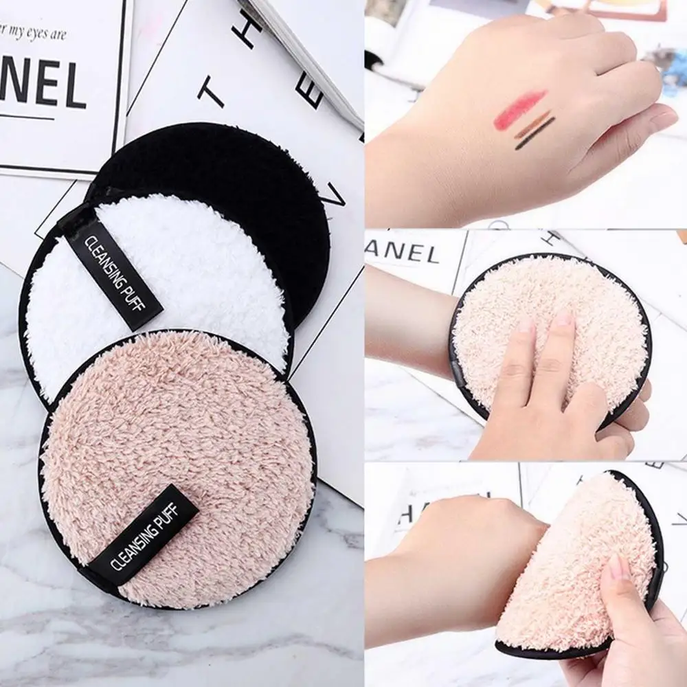 

1-16Pcs/lot Makeup Remover Pads Reusable Cotton Facial Make up Pads Double layer Washable Wipe Pads Nail Art Skin Cleaning Pads