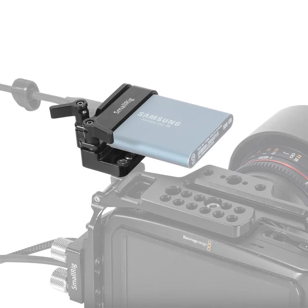  SmallRig SSD Montieren für Samsung T5 SSD Kompatibel Für BMPCC 4 K/bmpcc 6K Kamera Käfig 2203 Licht