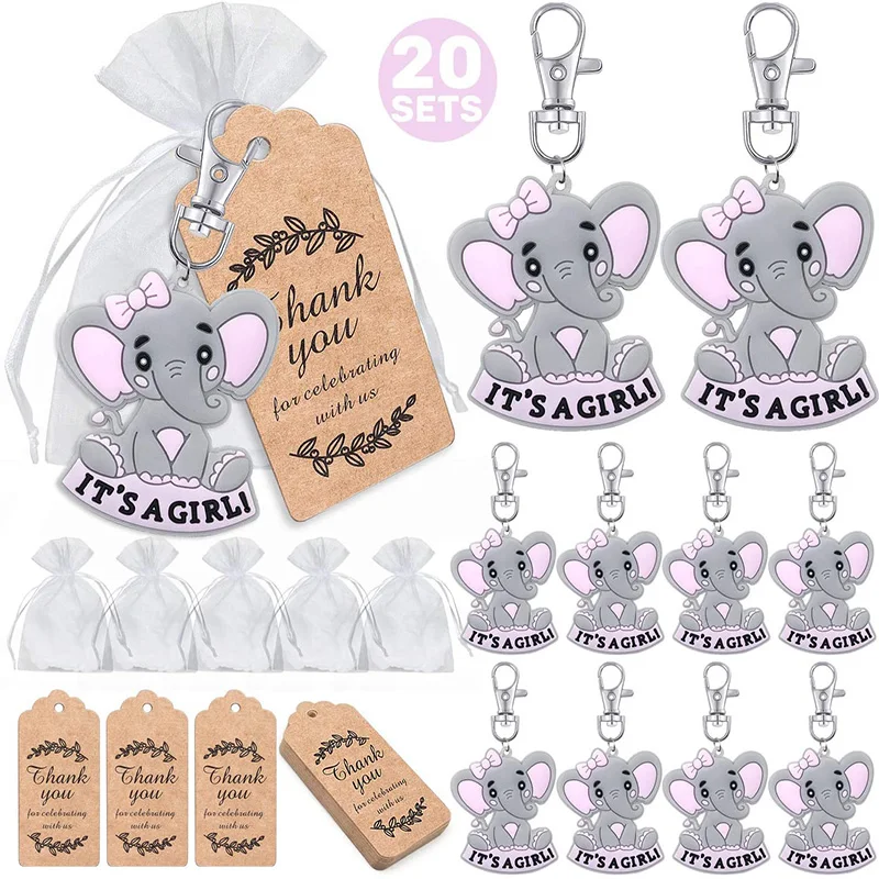Party Toys Pop Keychain 20 Babies Welcome Party Gifts