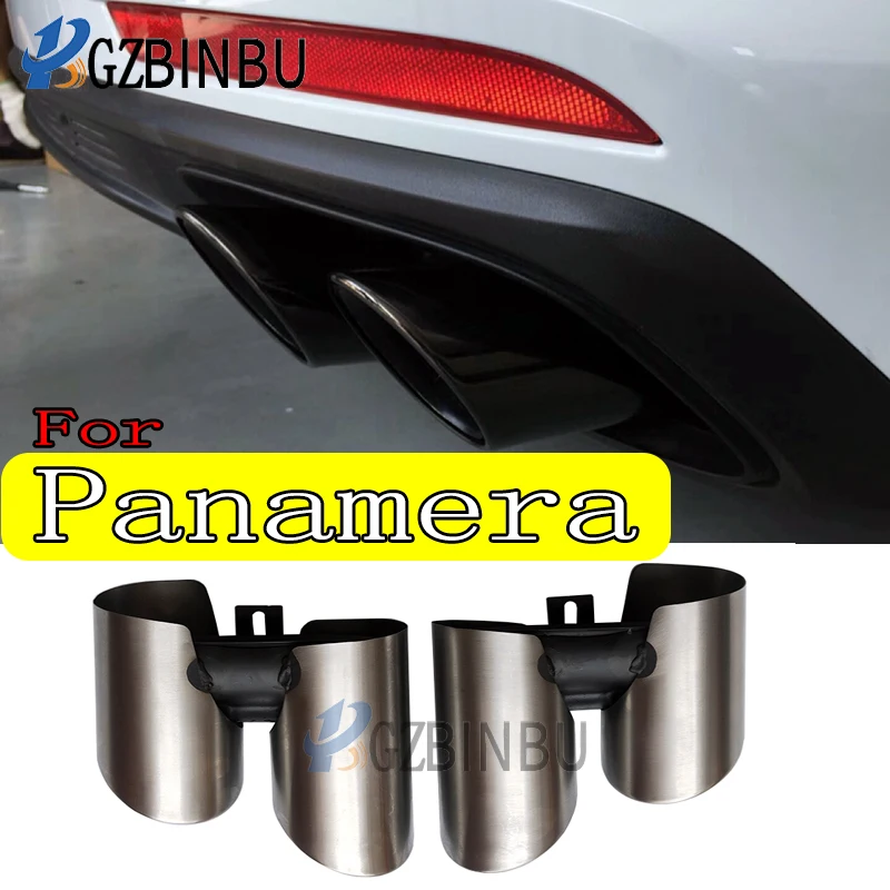 Для Panamera хвостового горла Panamera глушитель выхлопной трубы из нержавеющей стали 971 выхлопная труба+ GTS выхлопная труба четыре порта