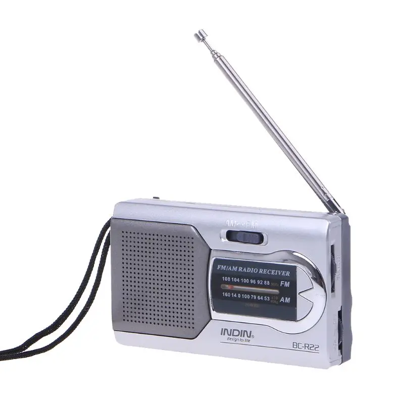Новый универсальный тонкий AM/FM мини радиоприемник стереоколонки музыкальный