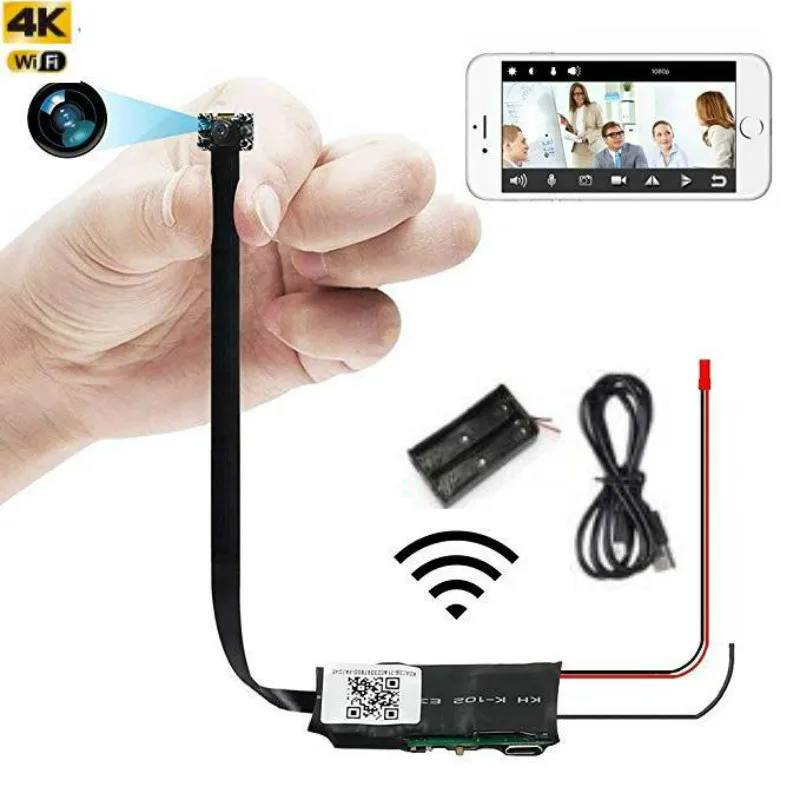 Сетевая IP-камера 4 K Wi-Fi веб-камера HD P2P широкоугольная мини-камера сделай сам