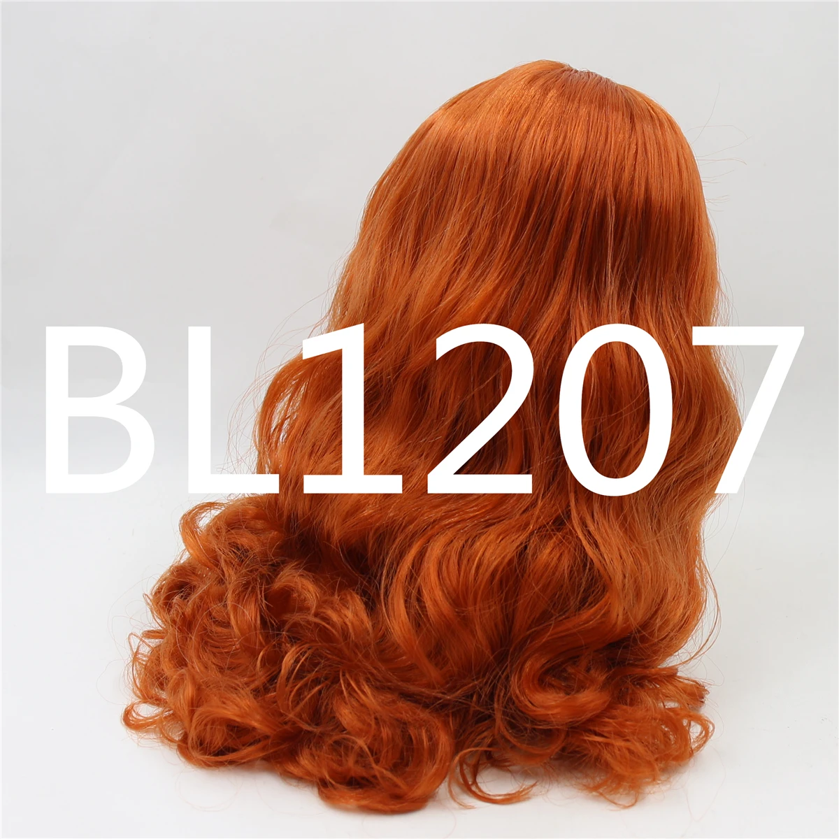 Neo Blythe Cabelo ruivo de boneca com cúpula de couro cabeludo Takara RBL 1
