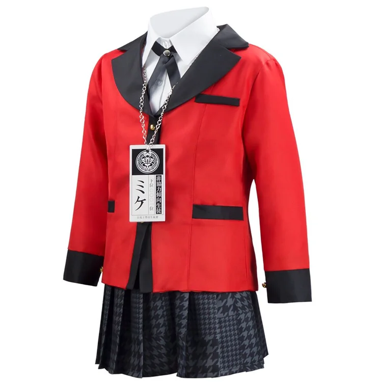 LEOSOXS Anime Kakegurui Runa Yomozuki Cosplay Costume Jabami Yumeko Orange Hoodie With Ears Prop Poker -Zentai shop online H49d0d9f3432348db8815fbe9da860da7u