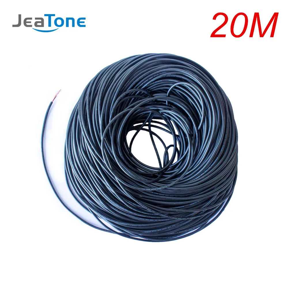 JeaTone видео Удлинительный кабель 4x0 2 мм 20 метров луженая медная проволока