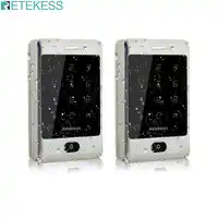 2pcs TIVDIO T-AC01 RFID Access Control Touch Keypad Door Access Control System 125KHZ KDL Metal Case Shell Backlight F9503D