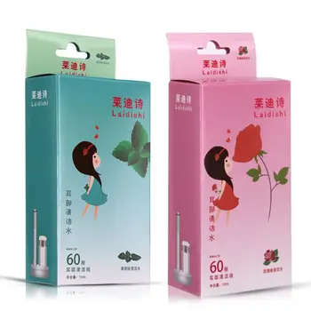 

Rose Mint Smell Pierced Ear Cleansing Solution Ear Holes Cleaning Line Floss Set After Care Sterilization
