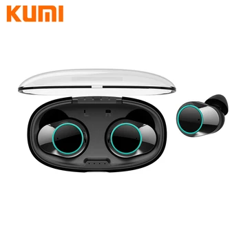 

KUMI T5S Wireless Bluetooth 5.0 Earphone for Samsung S9 Xiaomi Portable Display In-ear Headphone for IOS/Android Xiomi Xiami