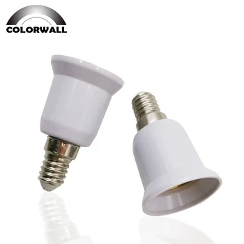 

Fireproof Plastic Converter E14 to E27 Adapter Conversion Socket High Quality Material Socket Light Bulb Adapter Lamp Holder