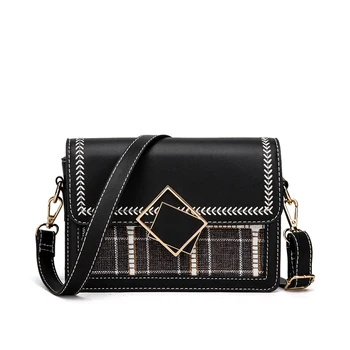 

2020 Fashion Wild Shoulder Messenger Bag Tide Handbag Alexa Shoulder Bags PU Lock Women Bag Polyester