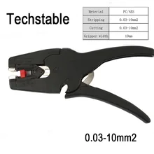 Techstable LB-1 FS-D3 auto-ajuste da isolação alicate fio stripper 0.03-10mm2 cortador cabo tesoura fio ferramenta stripper
