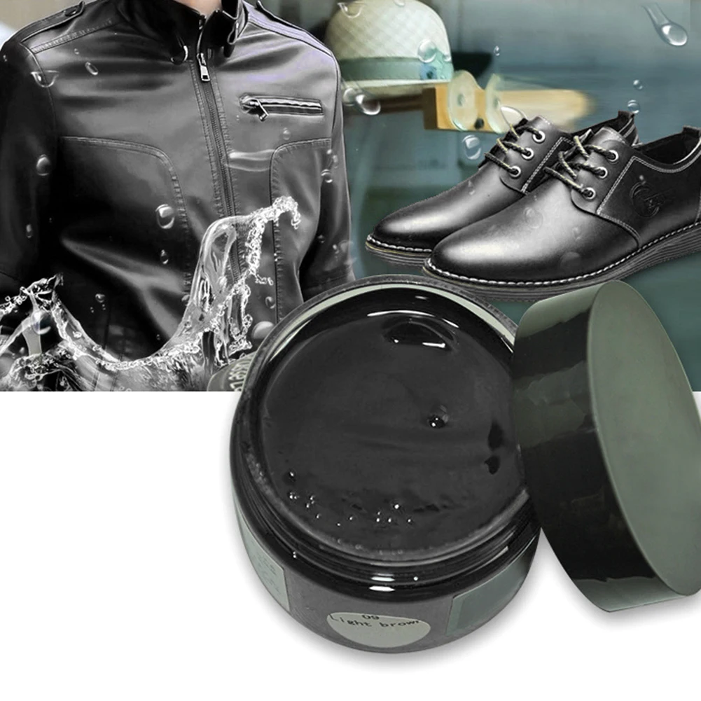 can i use black shoe polish on leather jacket