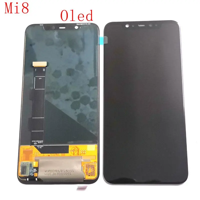 Oled-дисплей 6 21 дюйма для Xiaomi mi8 ЖК-экран с сенсорным стеклом дигитайзер в сборе