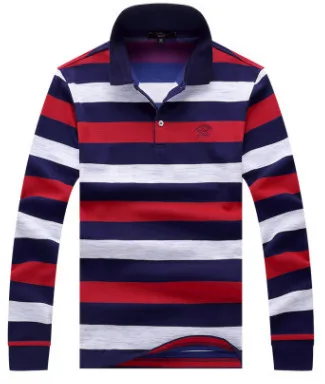 7827 Red Аэронавтика зима Акула Slim Fit с длинным рукавом Поло рубашка Ralp Eden Мужская парка Повседневная Акула мужские рубашки поло - Цвет: 7827 Red